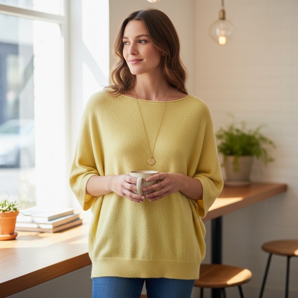 Staccato dolman sleeves sweater‎